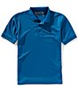 Ariat Big Boys 7-14 Short Sleeve Tek Polo Shirt, Color:Navy Blue - Image 1