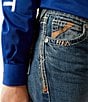 Ariat Big Boys B5 Slim Charger Stackable Slim Fit Straight Leg Denim Jeans - Image 3