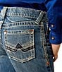 Ariat Big Boys B5 Slim Charger Stackable Slim Fit Straight Leg Denim Jeans - Image 4