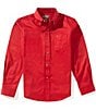 Big Boys Long Sleeve Solid Twill Classic Shirt - Image 1
