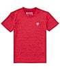 Color:Red - Image 2 - Big Boys 8-20 Short Sleeve Charger Vertical Flag T-Shirt