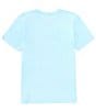 Color:Blue - Image 2 - Big Boys 7-14 Short Sleeve Vintage Hex Stripe T-Shirt