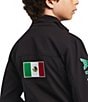 Color:Black - Image 4 - Big Boys 7-16 Long Sleeve New Team Softshell Mexico Jacket