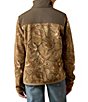 Ariat Big Boys Long Sleeve Color Block Camouflage Quarter Zip Fleece Pullover - Image 2