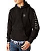Ariat Big Boys Long Sleeve Logo Pullover Hoodie - Image 1