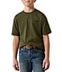 Ariat Big Boys Short Sleeve Rust Serape Shield T-Shirt - Image 2
