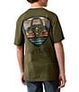 Ariat Big Boys Short Sleeve Rust Serape Shield T-Shirt - Image 1