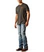 Ariat Cactus Arch Short Sleeve T-Shirt, Color:Charcoal - Image 3