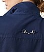 Color:Navy - Image 6 - Calumet Water Resistant Snap Cuff Flap Pocket Field Jacket