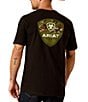 Color:Black - Image 1 - Camo Corps Short Sleeve T-Shirt