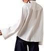 Ariat Cassidy Pearl Snap Long Bell Sleeve Top - Image 2