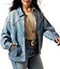 Ariat Cheyenne Denim Bomber Jacket, Color:Candy - Image 1
