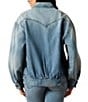 Ariat Cheyenne Denim Bomber Jacket, Color:Candy - Image 2