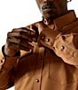Ariat Classic Fit Long Sleeve Solid Shirt, Color:Beige/Khaki - Image 4
