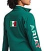 Ariat Classic Team Softshell Mexico Stand Collar Long Sleeve Zip Front Jacket - Image 3