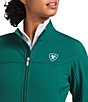 Ariat Classic Team Softshell Mexico Stand Collar Long Sleeve Zip Front Jacket - Image 4