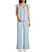 Ariat Coordinating Aylin Tencel Coordinating Relaxed Wide Leg Pants - Image 3