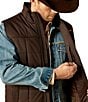 Ariat Crius Sleeveless Insulated Vest, Color:Brown - Image 4