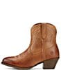 Color:Burnt Sugar - Image 3 - Darlin Short Leather Block Heel Western Boots
