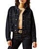 Ariat Denim Western Utility Trucker Jacket, Color:Rinse - Image 1