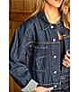 Ariat Denim Western Utility Trucker Jacket, Color:Rinse - Image 5