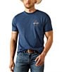 Ariat Diamond Valley Short Sleeve Graphic T-Shirt, Color:Blue - Image 2