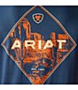 Ariat Diamond Valley Short Sleeve Graphic T-Shirt, Color:Blue - Image 4