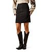 Ariat Stretch Twill Embellished Studded After Party Mini Skirt - Image 1