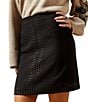 Ariat Stretch Twill Embellished Studded After Party Mini Skirt - Image 4