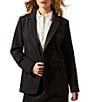 Ariat Embellished After Party Twill Long Sleeve Notch Collar Blazer, Color:Black - Image 1