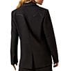 Ariat Embellished After Party Twill Long Sleeve Notch Collar Blazer, Color:Black - Image 2