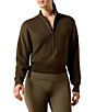 Ariat Foxleigh Ribbed Knit Mock Neck Long Sleeve Sweater Top - Image 1