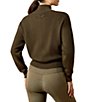 Ariat Foxleigh Ribbed Knit Mock Neck Long Sleeve Sweater Top - Image 2