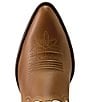 Ariat Heritage Blossom White Brown Floral Leather Western Boots - Image 5