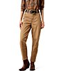 Ariat Jazmine Stretch Denim High Rise Flat Front Barrel Leg Jeans - Image 1