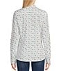 Color:Steer Garden - Image 5 - Kirby Stretch Printed Point Collar Long Sleeve Button-Front Shirt