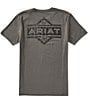 Ariat Leather Diamond Short Sleeve T-Shirt - Image 1