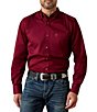 Ariat Long Sleeve Solid Twill Fitted Shirt - Image 1