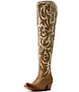 Ariat Lyra Scroll Over The Knee Zip Up Leather Western Boots - Image 4