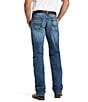 Color:Blue - Image 2 - M2 Relaxed Stirling Stretch Bootcut Blue Jeans