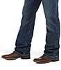 Color:Blue - Image 6 - M4 Low Rise Stretch Adkins Bootcut Jeans