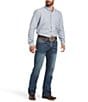 Ariat M4 Preston Relaxed Fit Bootcut Jeans, Color:Blue - Image 3