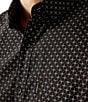 Ariat Mars Modern Fit Short Sleeve Printed Woven Shirt, Color:Black - Image 4