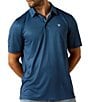 Ariat Medallion Printed Short Sleeve Polo Shirt - Image 1