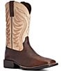 Color:Barley Brown/Tracker Tan - Image 1 - Men's Amos Western Boots