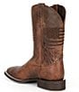 Color:Weathered Tan - Image 3 - Men's Circuit Patriot Western Boots