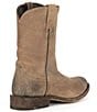 Color:Burned Grey Roughout - Image 2 - Men's Downtown Suede Western Boots