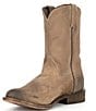 Color:Burned Grey Roughout - Image 4 - Men's Downtown Suede Western Boots