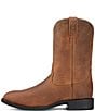Color:Distressed Brown - Image 3 - Men's Heritage Roper Western Boots