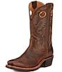 Color:Brown Oiled Rowdy - Image 4 - Men's Heritage Roughstock Western Boots